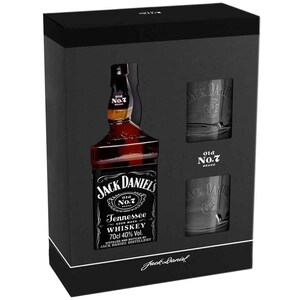 Whisky Jack Daniel's, 0.7L + 2 pahare