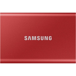 SSD portabil SAMSUNG T7, 2TB, USB 3.2 Gen 2, rosu