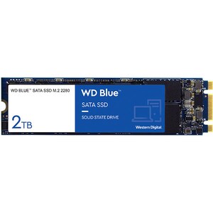 Solid-State Drive (SSD) WESTERN DIGITAL Blue, 2TB, SATA3, M.2, WDBK3U0020BNC-WRSN