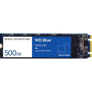 Solid-State Drive (SSD) WESTERN DIGITAL Blue, 500GB, SATA3, M.2, WDBK3U5000ANC-WRSN