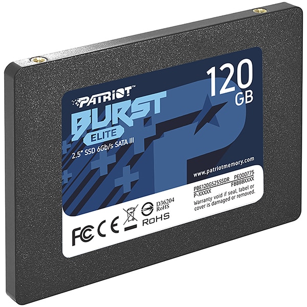 Solid-State Drive (SSD) PATRIOT Burst Elite, 120GB, SATA3, 2.5", PBE120GS25SSDR