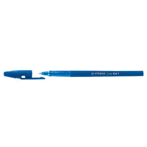 Set 10 pixuri fara mecanism STABILO Liner 808, 0.38 mm, albastru