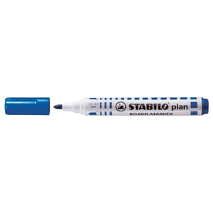 Marker pentru tabla STABILO Plan 64, 2.5-3.5mm, albastru