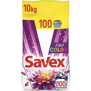 Detergent automat SAVEX 2in1 Color, 10 kg, 100 spalari
