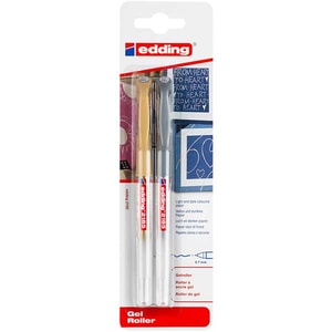 Set roller cu gel EDDING 2185, 0.7 mm, 2 culori