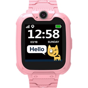 Smartwatch pentru copii CANYON Tony Kids Watch CNE-KW31RR, Android/iOS, 2G, silicon, roz