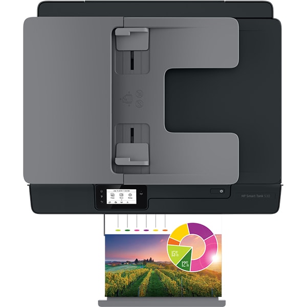 Multifunctional inkjet color HP Smart Tank 530 CISS, A4, USB, Wi-Fi