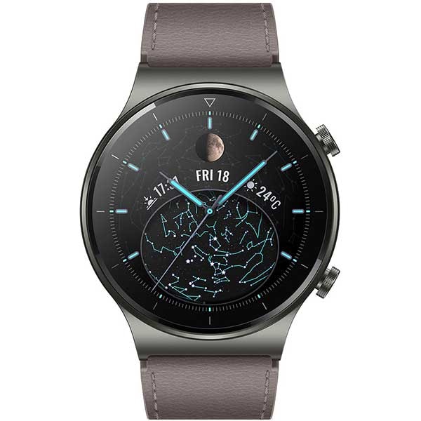 Smartwatch HUAWEI Watch GT 2 Pro, Android/iOS, piele, Nebula Gray