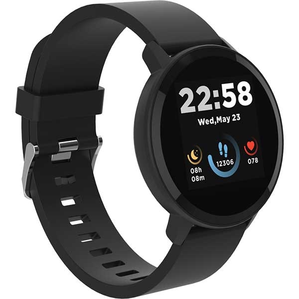 Smartwatch CANYON Lollypop CNS-SW63BB, Android/iOS, silicon, negru