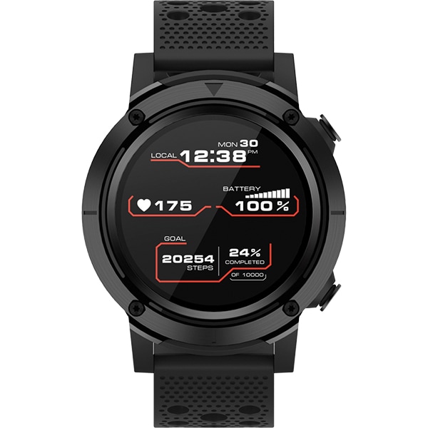 Smartwatch CANYON Wasabi CNS-SW82BB, Android/iOS, silicon, negru