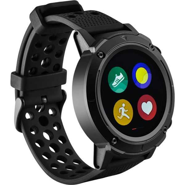 Smartwatch CANYON Wasabi CNS-SW82BB, Android/iOS, silicon, negru