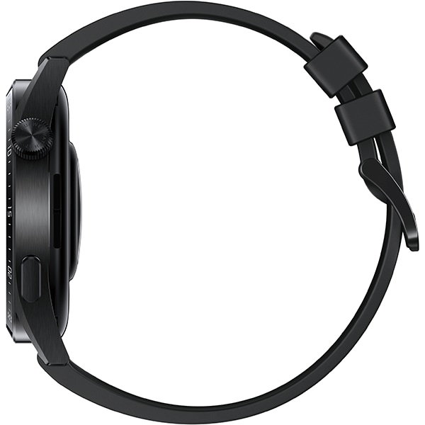 Смарт-годинник HUAWEI Watch GT 3 46 мм Active Edition, Android/iOS, чорний/чорний фторовий еластомерний ремінець