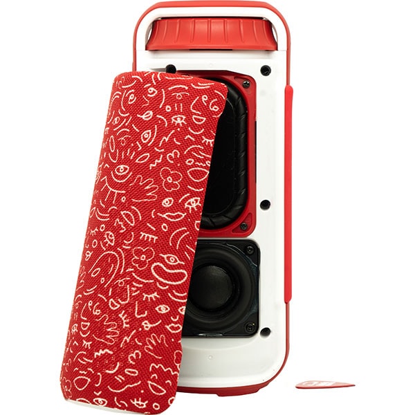 Boxa portabila HAMA Soundcup-L HaHaHa Feel, Bluetooth, rosu