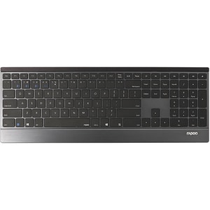 Tastatura Wireless RAPOO E9500M, Bluetooth, USB, negru