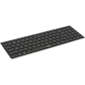 Tastatura Wireless RAPOO E9100M, Bluetooth, USB, negru