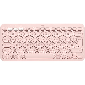 Tastatura Wireless LOGITECH K380 Multi-Device, Bluetooth, Layout US INT, roz