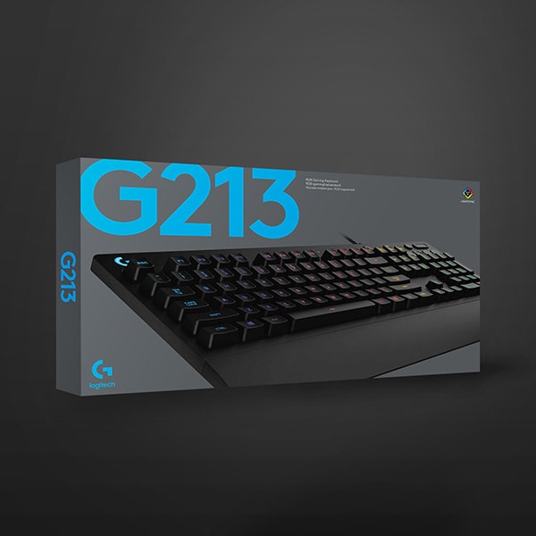 Tastatura Gaming LOGITECH Prodigy G213, USB, Layout US INT, negru