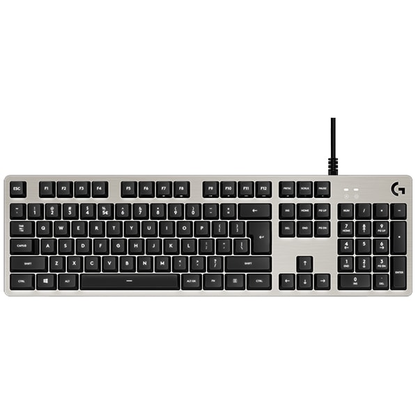 Tastatura Gaming mecanica LOGITECH G413 Silver White, Romer-G Switch, USB, Layout US INT, argintiu