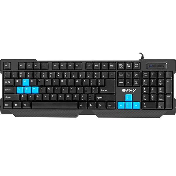 Tastatura Gaming Fury Hornet Usb Layout Us Negru