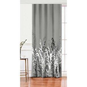 Draperie Mila Home, rejansa, 140 x 260 cm, semiopac, gri-alb