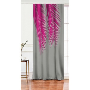 Draperie Mila Home, rejansa, 140 x 260 cm, semiopac, gri-roz