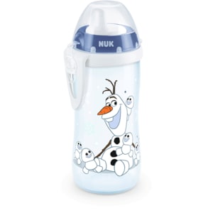 Cana NUK Kiddy Frozen Olaf 10751474, 12 luni+, 300ml, bleu