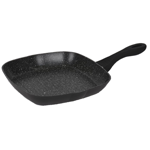 Tigaie Grill Myria My4097 28x28cm Aliaj De Aluminiu Negru
