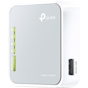 Router Wireless portabil TP-LINK TL-MR3020, 3G/4G LTE, Single-Band 300Mbps, USB 2.0, alb