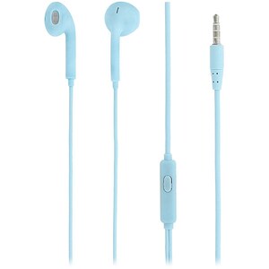 Casti TELLUR Fly TLL162162, Cu fir, In-Ear, Microfon, albastru
