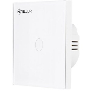 Intrerupator cu touch TELLUR TLL331041, Wi-Fi, 10A, alb