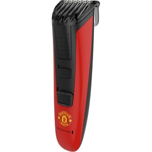 Aparat de tuns barba REMINGTON Beard Boss Manchester United Edition MB4128, acumulator, 40 min autonomie, rosu