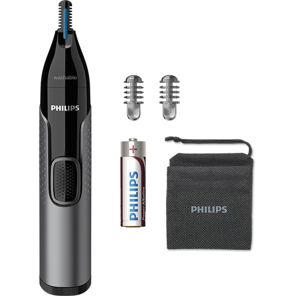 Pen pal Extreme poverty Delicious Trimmer nas / urechi / sprancene PHILIPS NT3650/16, baterie, gri