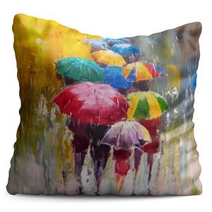 Perna decorativa Umbrella, 40 x 40 cm, multicolor