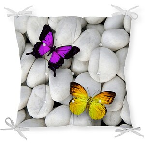 Perna scaun Butterfly, 43 x 43 cm, multicolor