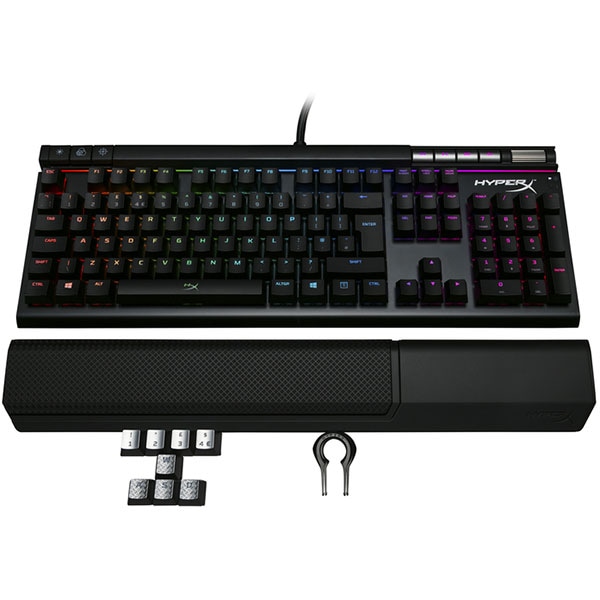 Tastatura Gaming mecanica HyperX Alloy Elite, Cherry MX Red Switch, USB, Layout US, negru