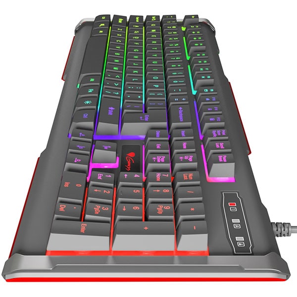 Tastatura Gaming NATEC Genesis Rhod 400 RGB, USB, Layout US, negru