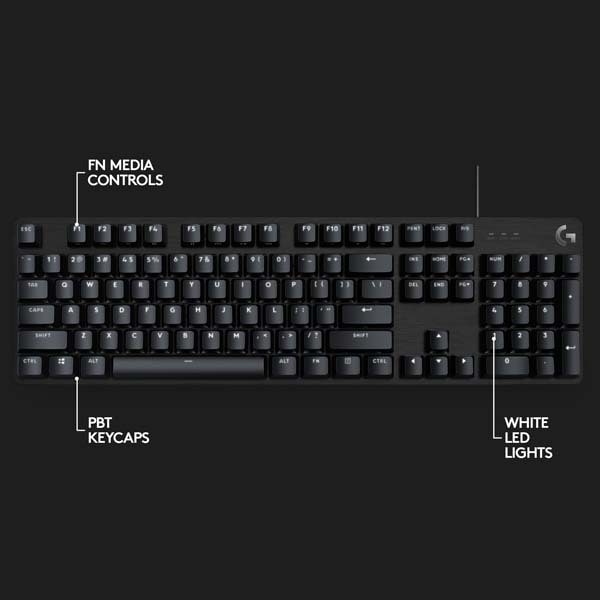 Tastatura Gaming mecanica LOGITECH G413 SE, USB, Layout US INT, negru