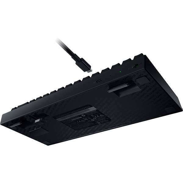 Tastatura Gaming mecanica RAZER BlackWidow V3 Mini HyperSpeed, Yellow Switch, Wireless, Bluetooth, USB-C, negru
