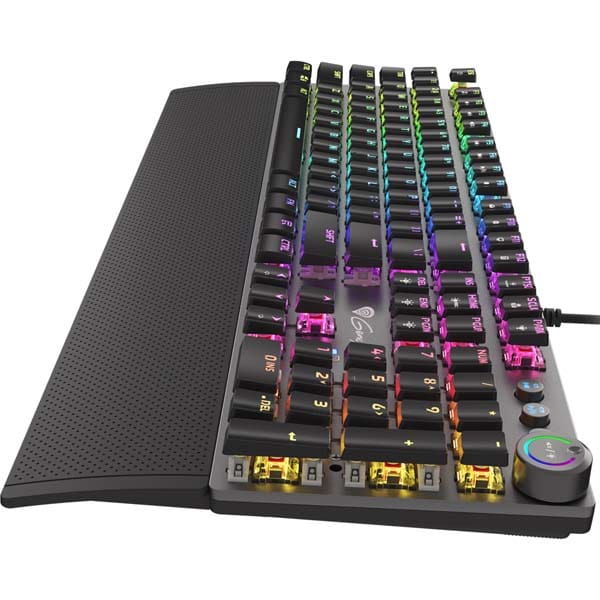 Tastatura Gaming mecanica GENESIS Thor 400 RGB, USB, Layout US, negru