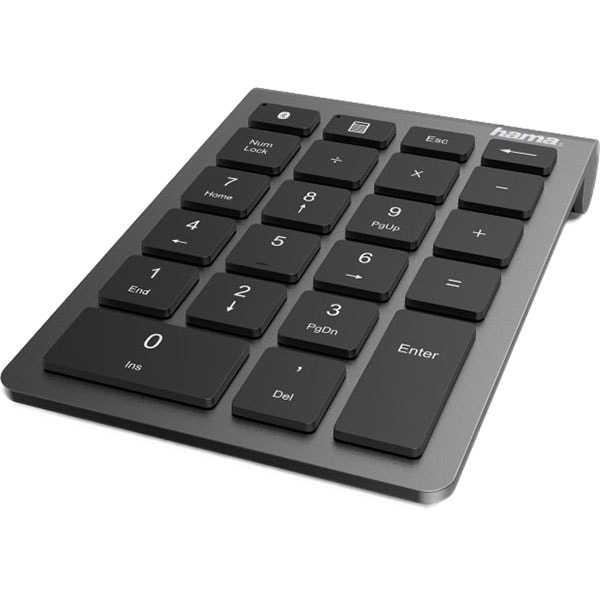 Tastatura numerica wireless HAMA KW-240BT 182684, gri