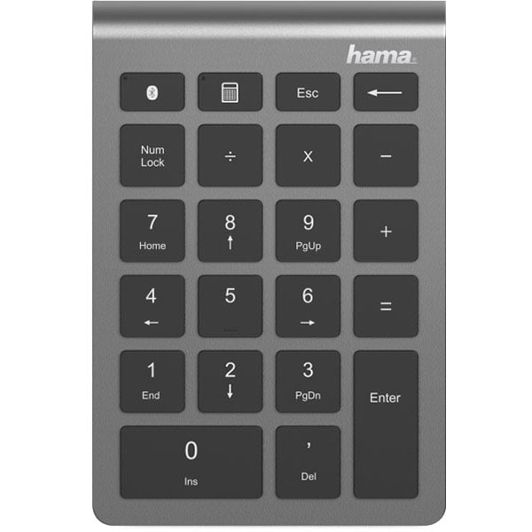 Tastatura numerica wireless HAMA KW-240BT 182684, gri