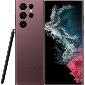 Telefon SAMSUNG Galaxy S22 Ultra 5G, 256GB, 12GB, RAM, Dual SIM, Burgundy