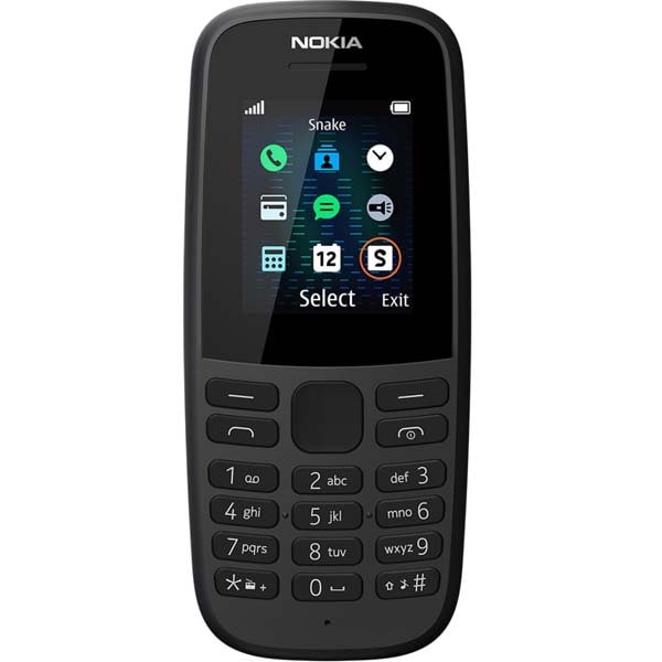 Perfect rhyme Oswald Telefon mobil NOKIA 105 (2019), 4MB RAM, 2G, negru