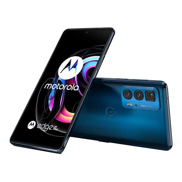 Telefon MOTOROLA Edge 20 Pro 5G, 256GB, 12GB RAM, Dual SIM, Midnight Blue