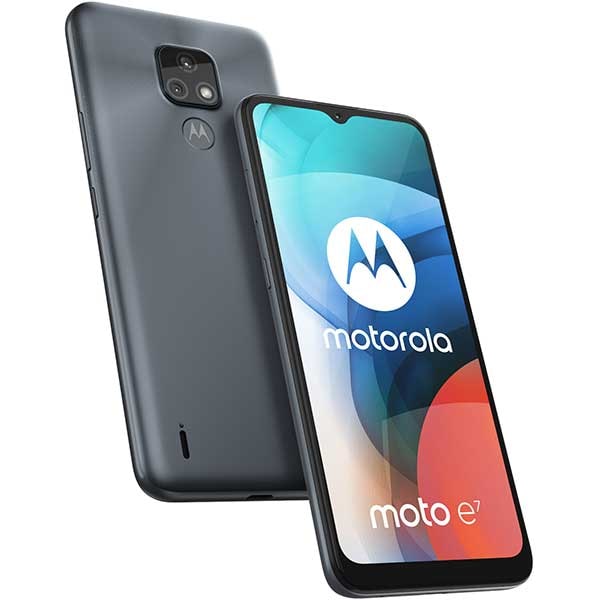Telefon MOTOROLA Moto E7, 32GB, 2GB RAM, Dual SIM, Mineral Grey