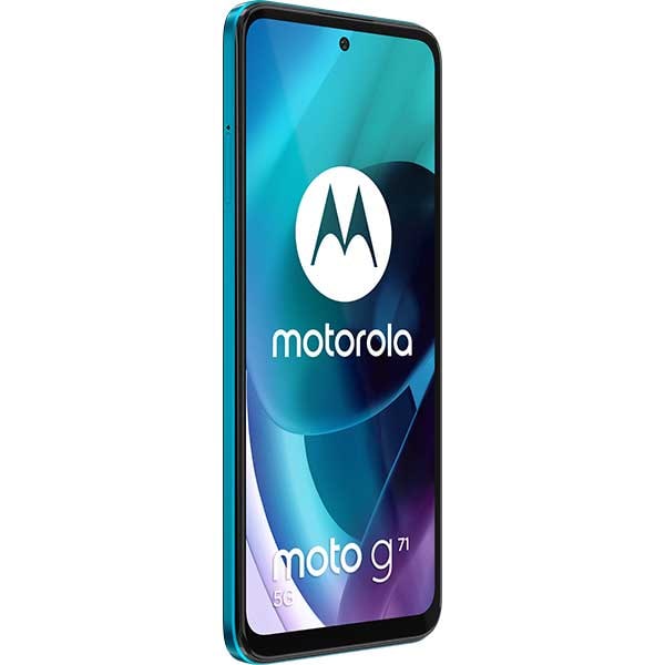 Telefon MOTOROLA Moto G71 5G, 128GB, 6GB RAM, Dual SIM, Neptune Green