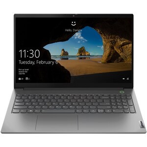 Laptop LENOVO ThinkBook 15 Gen 3 ACL, AMD Ryzen 7 5700U pana la 4.3GHz, 15.6" Full HD, 16GB, SSD 512GB, AMD Radeon Graphics, Windows 10 Pro, gri