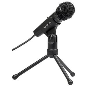 Microfon PROMATE Tweeter-9, Jack 3.5-mm, 1.8m, negru