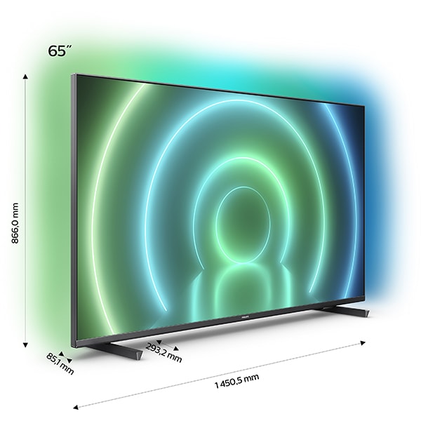 Televizor LED Smart PHILIPS 65PUS7906, Ultra HD 4K, HDR, 164cm