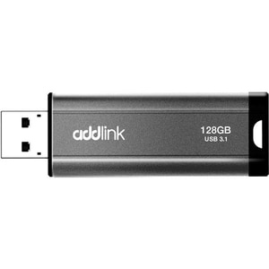 Memorie USB ADDLINK U65, 128GB, USB 3.1, gri metalic